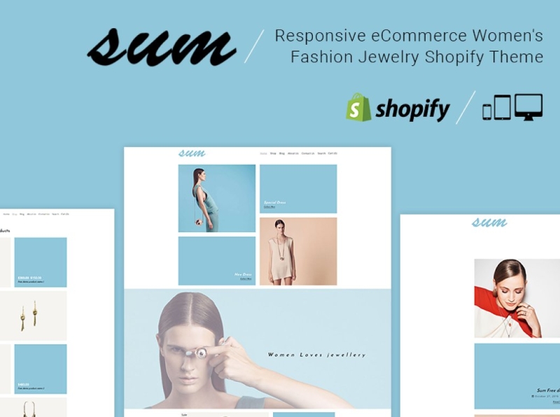 Sum Fashion Jewelry Shopify Theme
