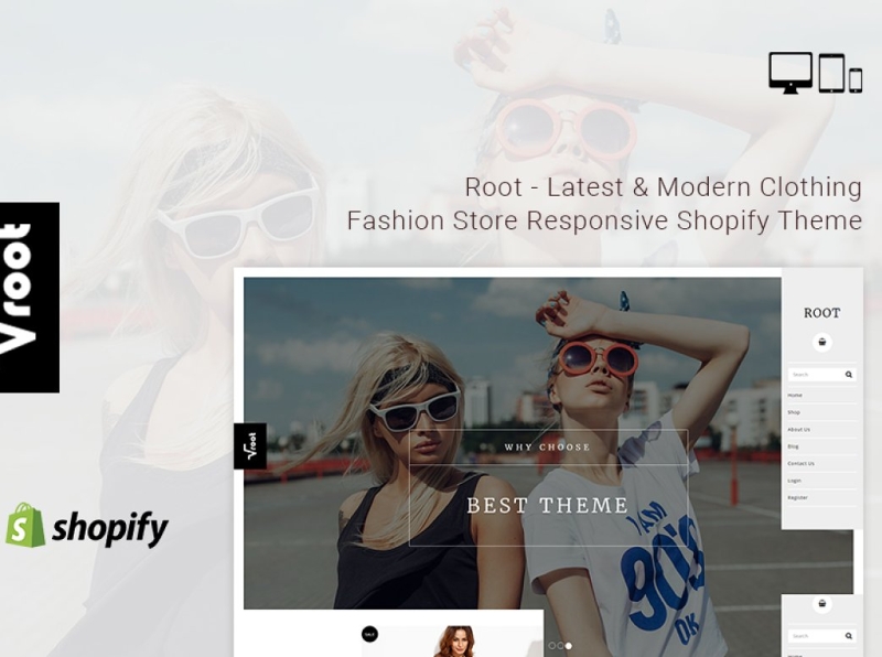 Root Clothing Fashion Shopify Theme 3d animation branding design fashion shopify theme graphic design icon illustration illustrator logo motion graphics responsive responsive shopify theme shopify shopify theme theme typography ui ux vector