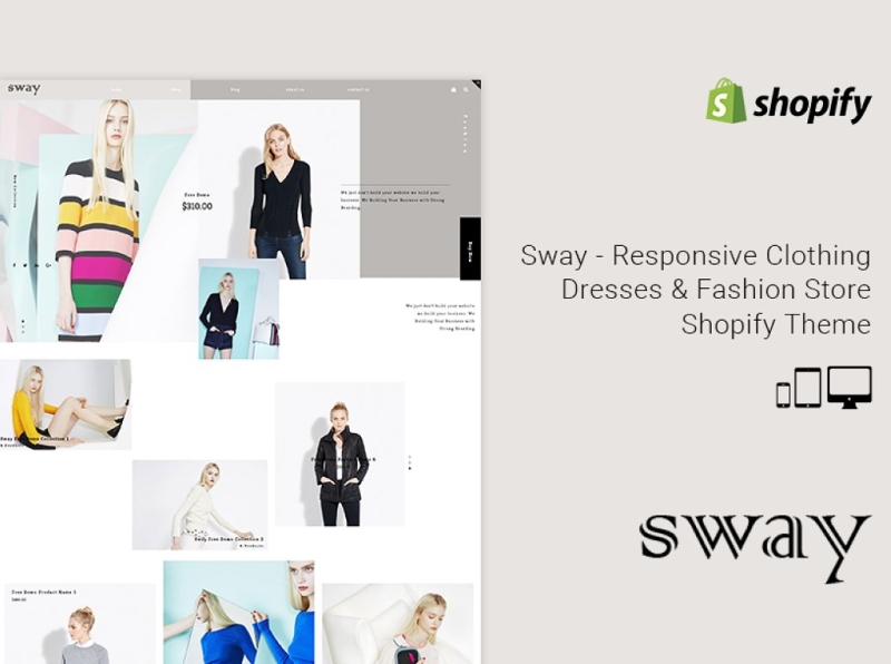 Sway Clothing Dresses Shopify Theme 3d animation branding design fashion shopify theme graphic design icon illustration illustrator logo motion graphics responsive responsive shopify theme shopify shopify theme theme typography ui ux vector