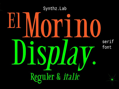 El Morino New Trendy Serif