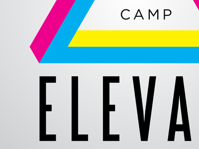 Elevate Logo Concept branding camp design elevate logo vintage