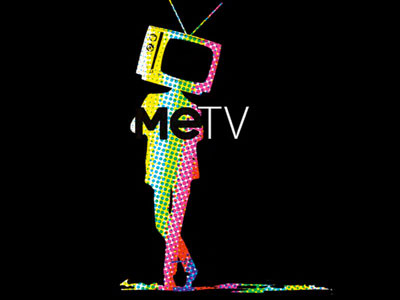 Metv Logo brand concept design logo