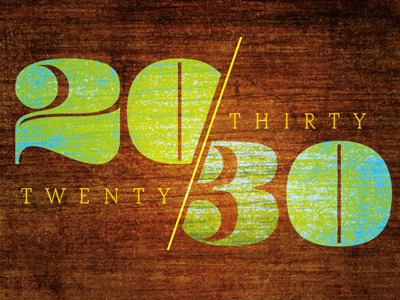 twenty thirty branding branding graphic design icon logo vintage wood