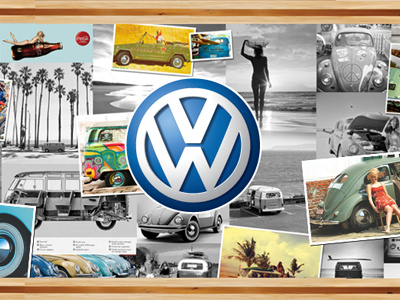 VW Showroom Installation classic cars design installation retro story