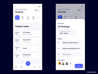 A To-do list page app branding design icon typography ui