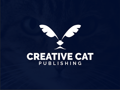Creative Cat Publishing Logo cat creative logo minimal publishing