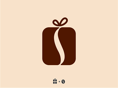 THE COFFEE GIFT COMPANY. branding coffee coffee bean creative gift icon logo logodesign minimal wip