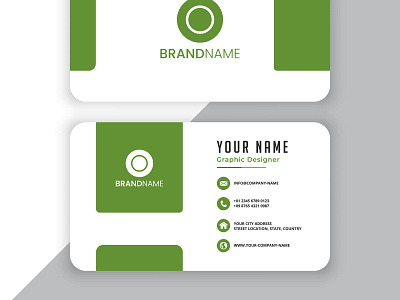 Professional green and white business card app brand branding businesscard card creative deisgner design graphic design logo logodesign luxury marketing minimal minimalist modern modernbusinesscard namecard poster vector