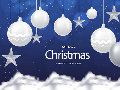 Christmas Banner app badge banner bat christmas greeting christmas invitation christmas sale design illustration innovation logo promotion sale vector