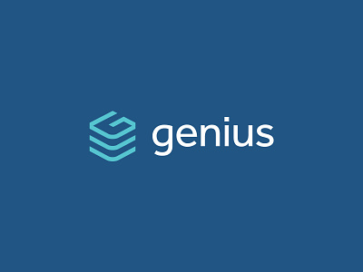 Genius Buildings building iot logo logo mark