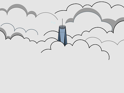 NYC Quickie city fog freedom tower icon new york nyc world trade