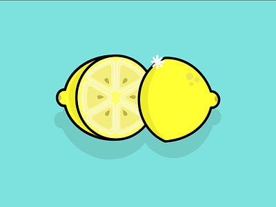 Life citrus fruit icon lemon