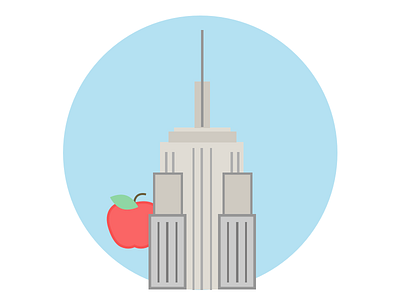 NYC Icon big apple icon new york nyc