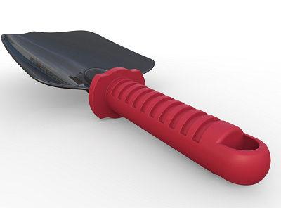 Garden shovel 3d design keyshot product design rendering rhino 3d