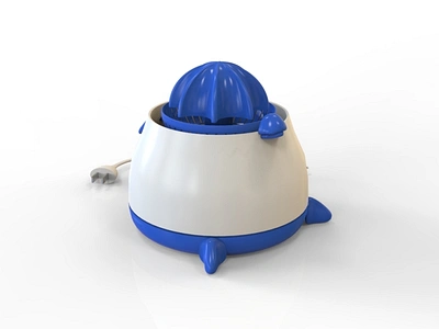 Penguin Juicer 3d design keyshot product design rendering rhino 3d