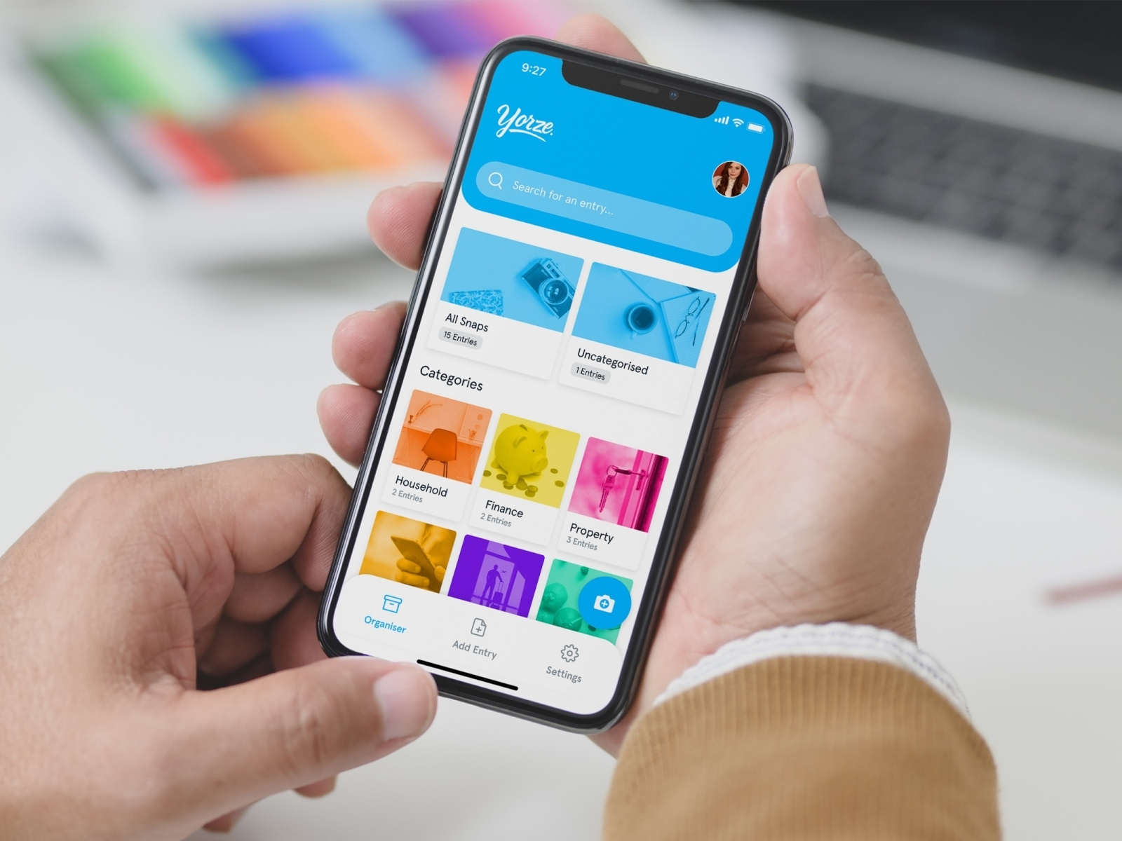 Filing App Home Screen by Frazer Sparham on Dribbble