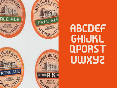 A type of type beer beer mat brewery label type typography