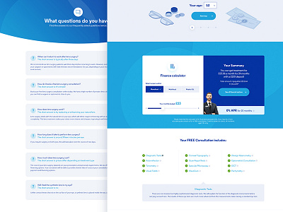 Opticians pages calculator faq leeds lists opticians post ui user interface ux web web design websites