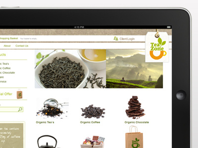 Tea Zone e commerce e commerce website food website omdesign website design website design london