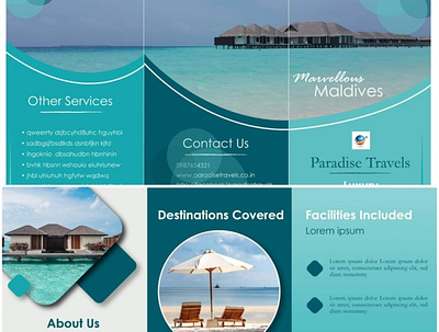 Travel Company Brochure book cover design design graphic design layout design magazine layout typography