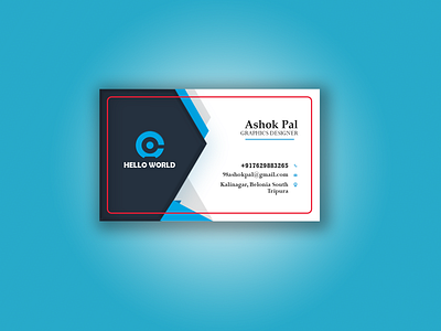 Visiting Card design illustration logo