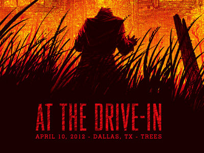 At The Drive-In Poster at the drive in poster