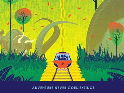 It was a Jurassic Park poster! art design illustration jurassic park mondo movie poster poster screen print