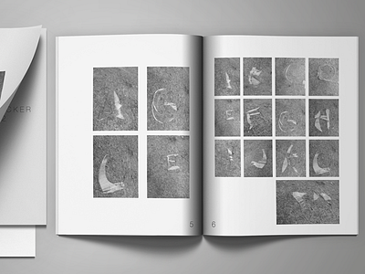 Conceptual Alphabet alphabet book layout conceptual design greyscale photography typography