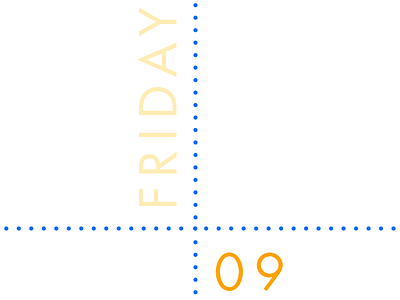 Friday Funday calendar color grids indesign layouts planner