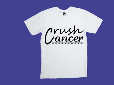 Crush Cancer design illustration t shirt design