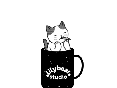 Logo design for Lilybear Studio branding design graphic design illustration logo