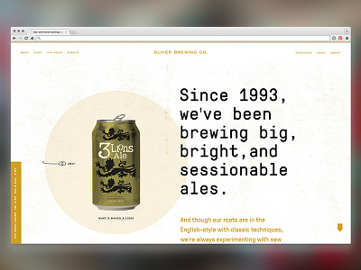 Brewery Landing Page Deux