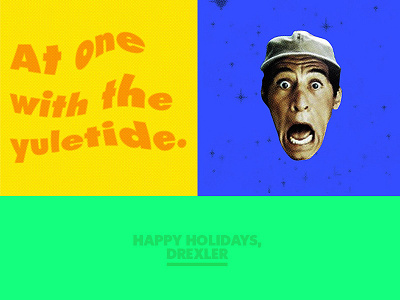 Happy Holidays! after effects blue christmas ernest saves christmas festive green happy holidays photoshop yellow