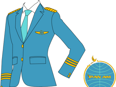 Pan Am Rebranding Flight Attendant Uniform branding design graphic design illustration logo vector