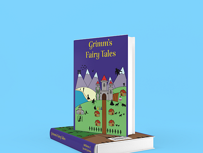Grimm's Fairy Tales Book Cover branding design graphic design illustration logo vector