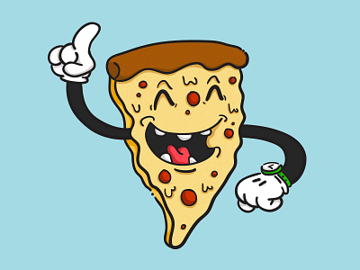 Pizza Time first illustration pizza post time