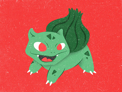Bulbasaur #001 001 20 anniversary bulbasaur childhood illustration monsters pocket pokemon