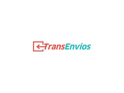 - Transenvíos - arrow brand branding design envios logo marca shipping