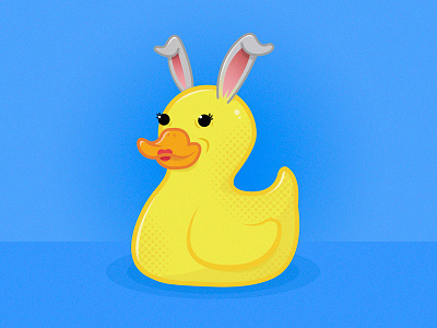 / PatadeConejo / cartoon duck illustration illustrator joke luck rabbit