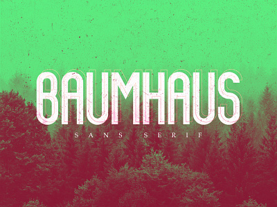 / BAUMHAUS | Sans Serif / bauhaus design font font design illustrator letters sans serif type typography