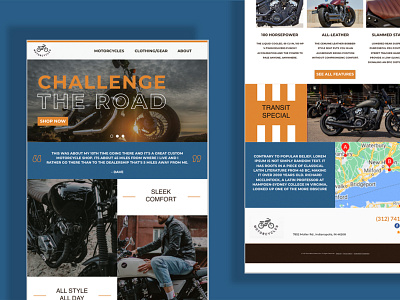 Motorcycle Website Design branding design graphic design logo motorcycle motorcycles ui uiux ux web web design website