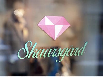 Skaarsgard Jewelers branding design diamond graphic design logo logo design modern sleek