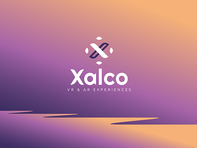 Xalco VR & AR branding design graphic design illustration logo logo design modern sleek vector