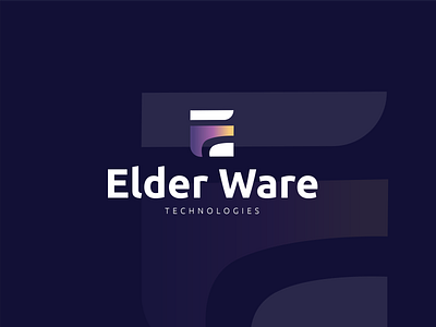 Elder Ware Technologies branding design graphic design illustration logo logo design modern sleek