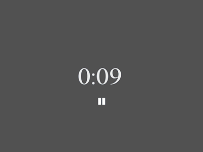 DailyUI 014 - Timer 014 dailyui timer