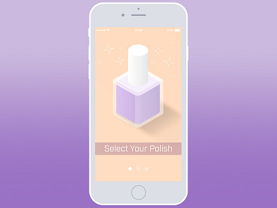 DailyUI 023 - Onboarding dailyui dailyui 023 isometric mobile nails onboarding