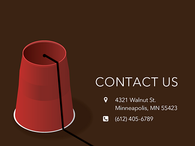 DailyUI 028 - Contact Us