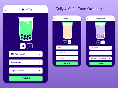 DailyUI 043 - Food Order