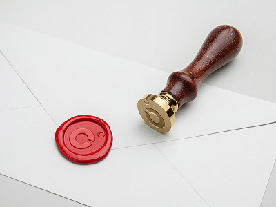 Wax Seal Stamp and Letterhead identity letterhead stamp wax