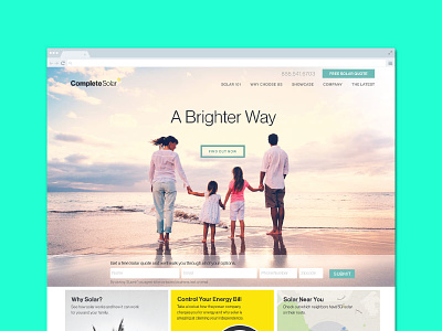 Complete Solar 2016 bootstrap clean complete solar layout map solar ui website